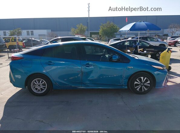 JTDKARFP3J3081803 2018 TOYOTA PRIUS PRIME Бирюзовый 