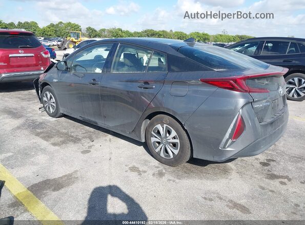 JTDKARFP6J3092052 2018 TOYOTA PRIUS PRIME Gray 