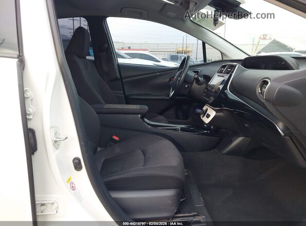 JTDKARFP7K3118322 2019 TOYOTA PRIUS PRIME White წინა სალონის ხედი