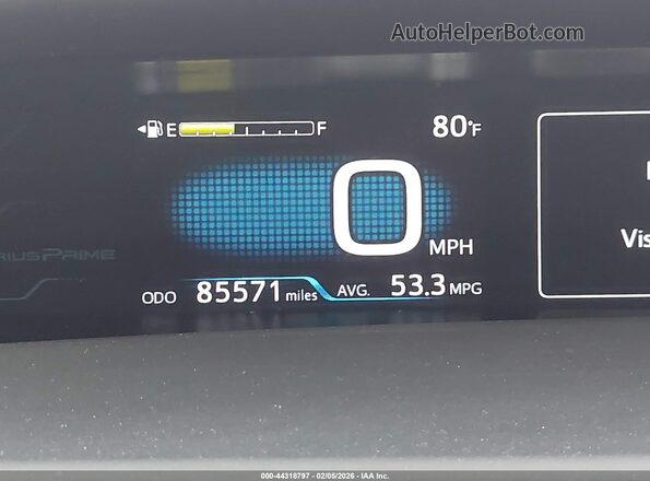 JTDKARFP7K3118322 2019 TOYOTA PRIUS PRIME White 