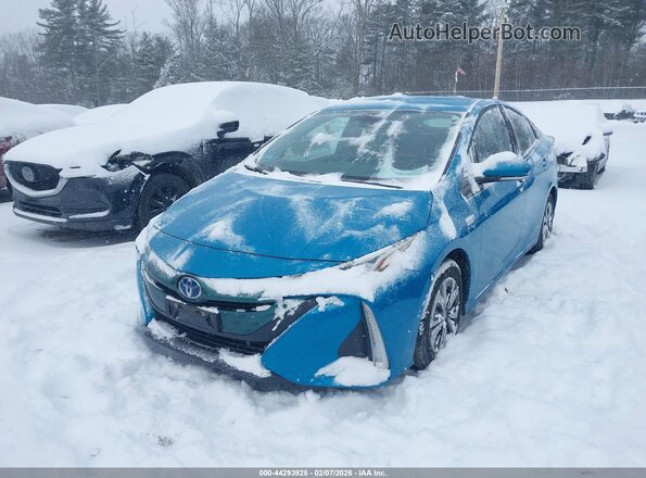 JTDKARFP9K3113249 2019 TOYOTA PRIUS PRIME Turquoise წინა ხედი
