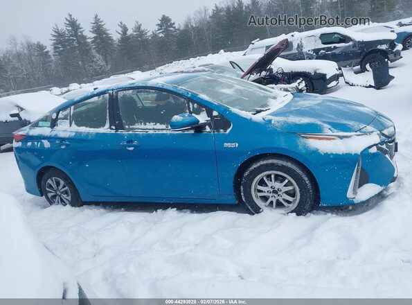 JTDKARFP9K3113249 2019 TOYOTA PRIUS PRIME Turquoise სალონის 360-გრადუსიანი ხედი