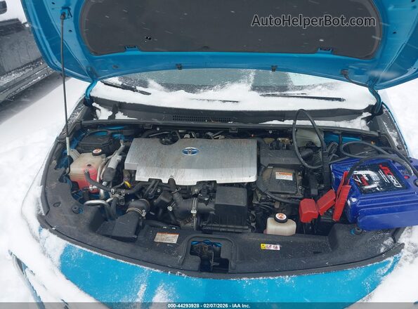 JTDKARFP9K3113249 2019 TOYOTA PRIUS PRIME Turquoise უკანა ხედი