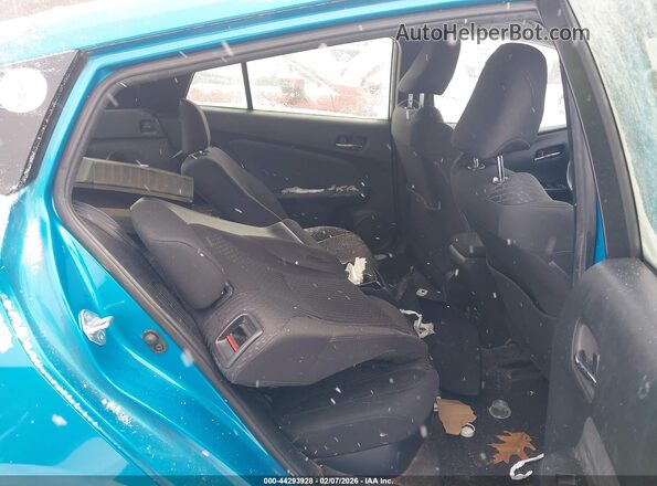 JTDKARFP9K3113249 2019 TOYOTA PRIUS PRIME Turquoise VIN კოდის სტიკერის ხედი