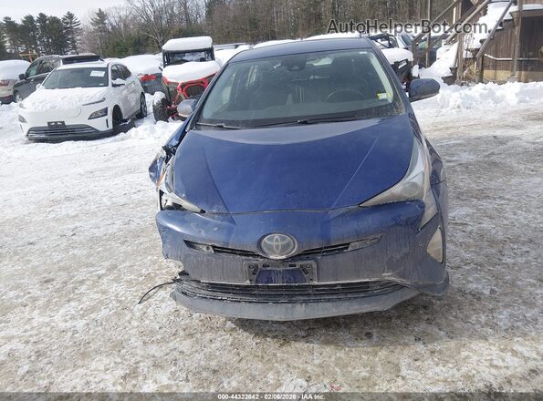 JTDKARFU6J3547357 2018 TOYOTA PRIUS Blue Widok zestawu wskaźników