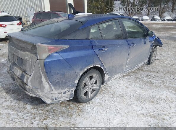 JTDKARFU6J3547357 2018 TOYOTA PRIUS Blue Tył prawy