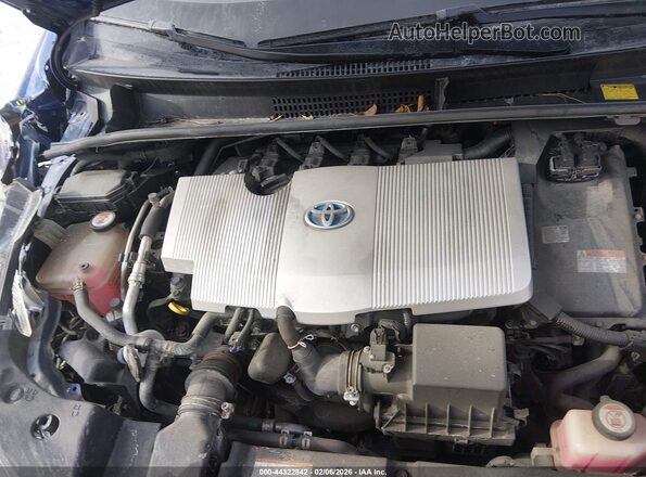 JTDKARFU6J3547357 2018 TOYOTA PRIUS Blue Widok z tyłu