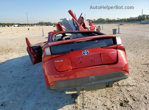 JTDKARFU7L3106047 2020 TOYOTA PRIUS Red 