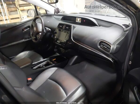 JTDL9MFUXN3037650 2022 TOYOTA PRIUS Black Front interior view
