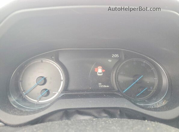 JTEAAAAH5MJ042865 2021 TOYOTA LE Red ხელსაწყოთა პანელის ხედი
