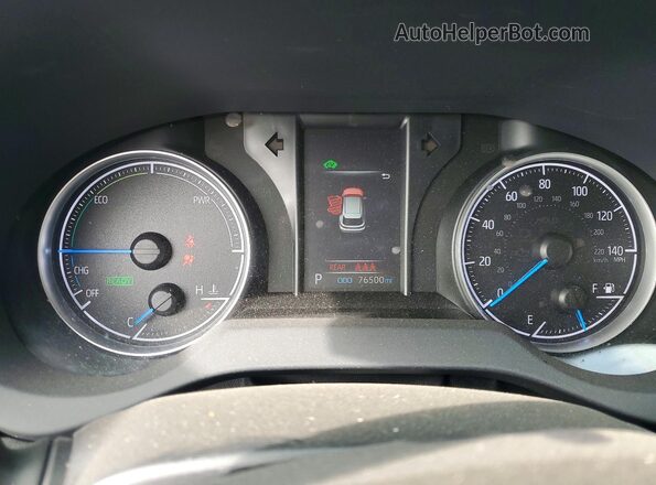 JTEAAAAH8MJ066450 2021 TOYOTA VENZA Black Вид щитка приладів