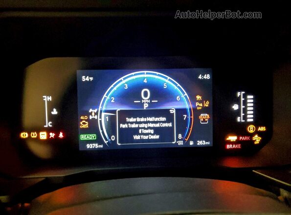 JTEABFAJ8RK011608 2024 TOYOTA LAND White ხელსაწყოთა პანელის ხედი
