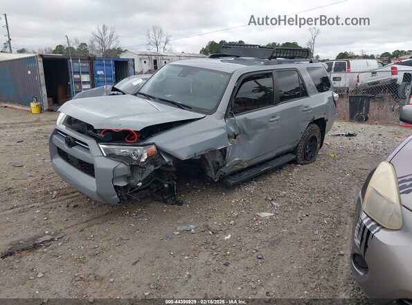 JTEBU5JR0M5962701 2021 TOYOTA 4RUNNER Серый 