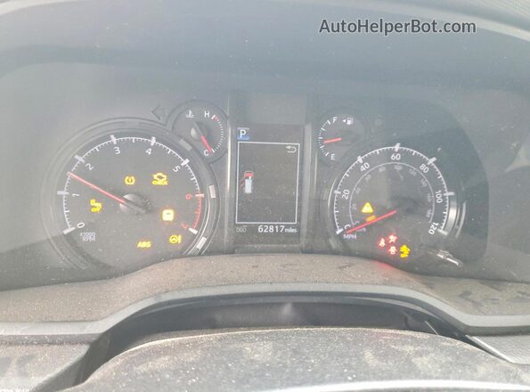 JTEEU5JR0P5287272 2023 TOYOTA 4RUNNER Gray Vista del cuadro de instrumentos