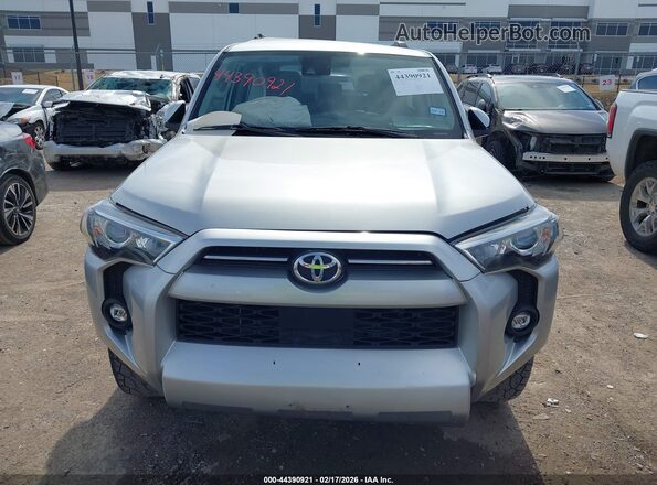 JTEEU5JRXM5240231 2021 TOYOTA 4RUNNER Gray Вид щитка приладів