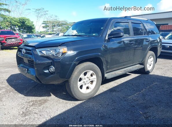 JTEMU5JR6N6076807 2022 TOYOTA 4RUNNER Black 