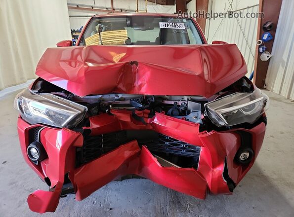 JTENU5JR9P6149563 2023 TOYOTA 4RUNNER Red Vista interior de 360 grados