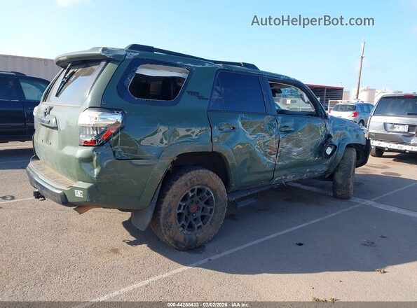 JTERU5JR1N6000174 2022 TOYOTA 4RUNNER Green Հետևի աջ