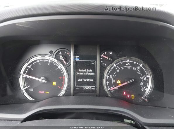 JTERU5JR1R6300769 2024 TOYOTA 4RUNNER Gray უკანა სავარძლების ხედი