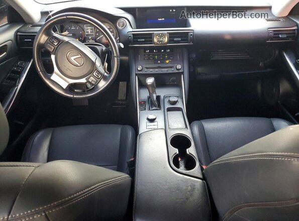 JTHAA1D23L5103065 2020 LEXUS IS White Widok zestawu wskaźników