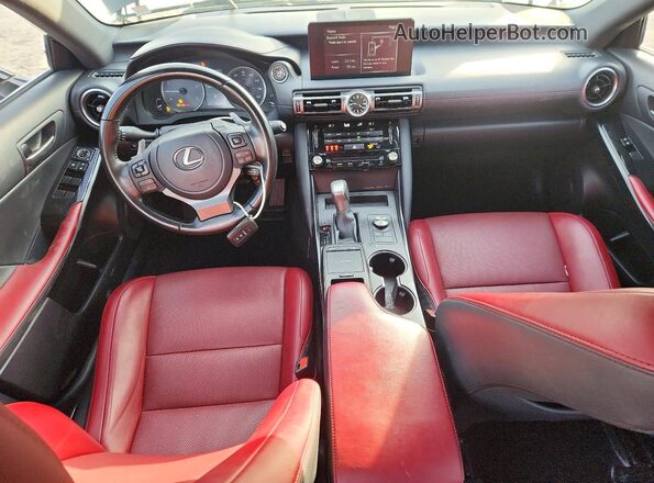 JTHAA1D23M5116819 2021 LEXUS IS Black Вид панелі приладів