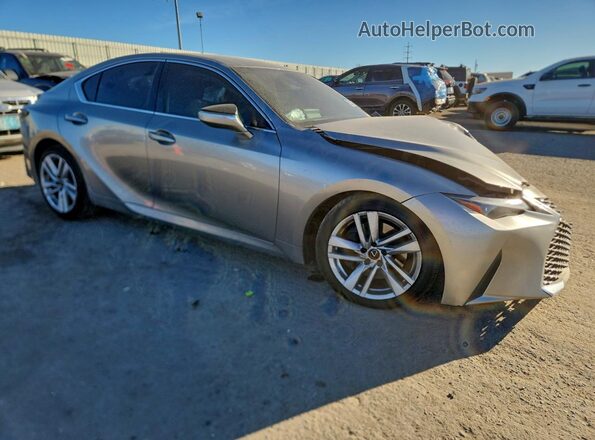 JTHAA1D2XM5110824 2021 LEXUS IS Silver Delantero derecho