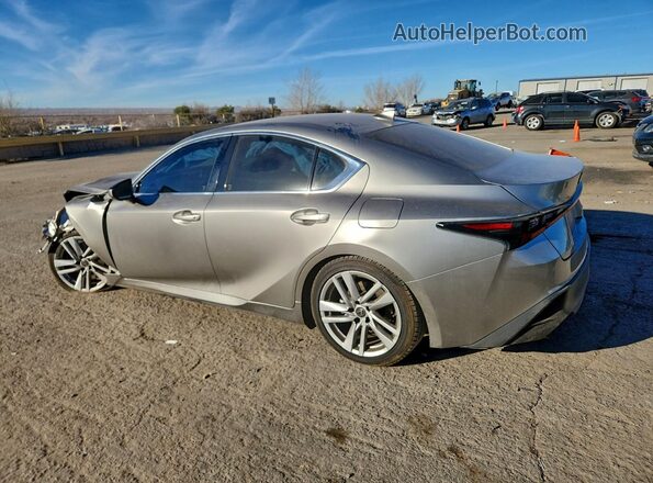 JTHAA1D2XM5110824 2021 LEXUS IS Silver Trasero izquierdo