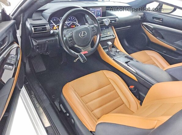 JTHAA5BC1M5011411 2021 LEXUS RC White Առջևի վահանակի տեսք