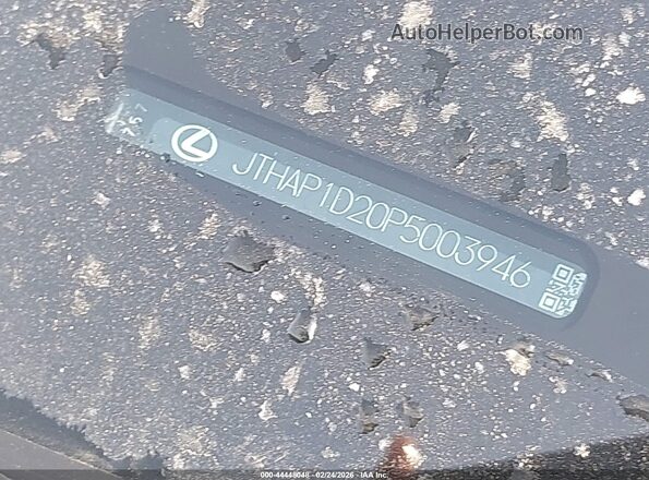 JTHAP1D20P5003946 2023 LEXUS IS 500 Gray 