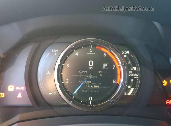 JTHAP1D20S5007245 2025 LEXUS IS Gray Widok zestawu wskaźników