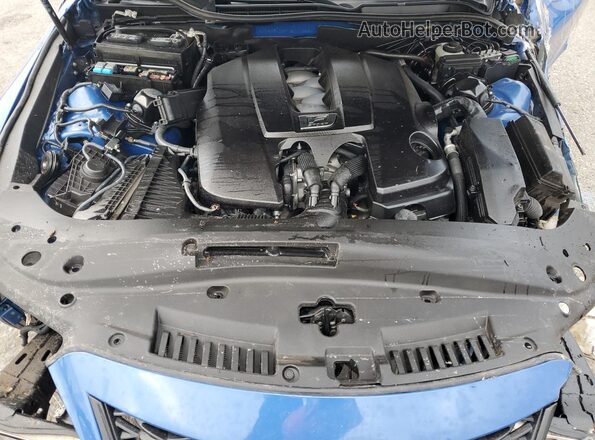 JTHAP1D27N5001625 2022 LEXUS IS Blue Սալոնի հետևի տեսք