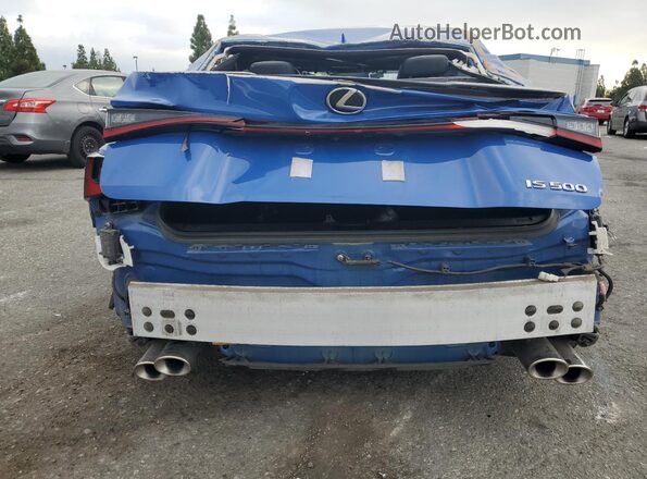 JTHAP1D27N5001625 2022 LEXUS IS Blue Հետևի տեսք