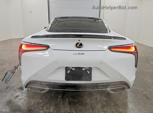 JTHAP5AY3NA105889 2022 LEXUS LC White უკანა ხედი
