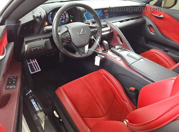 JTHAP5AY3NA105889 2022 LEXUS LC White წინა პანელის ხედი