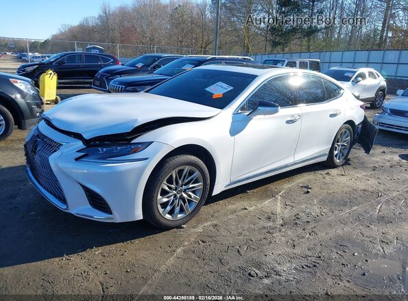 JTHB51FF2J5003707 2018 LEXUS LS 500 White Передня ліва чверть