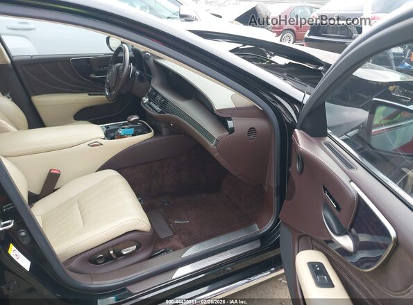 JTHB51FF2J5005232 2018 LEXUS LS 500 Black წინა სალონის ხედი