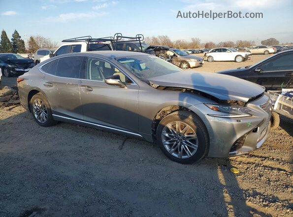 JTHB51FF8J5000651 2018 LEXUS LS Silver Delantero derecho