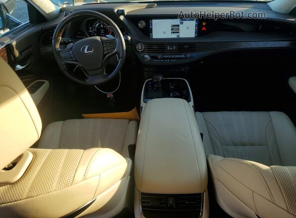 JTHB51FF8J5000651 2018 LEXUS LS Silver Vista del salpicadero