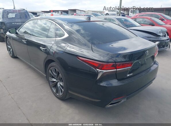 JTHB51FF9J5006362 2018 LEXUS LS 500 Black Trasero izquierdo