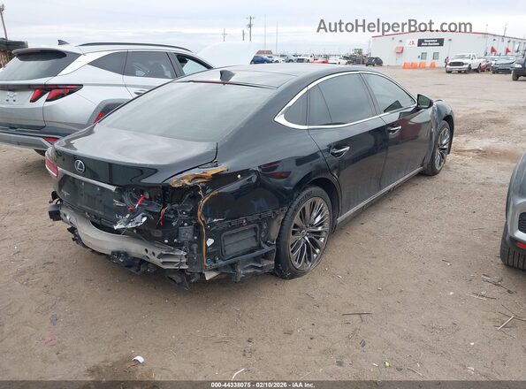 JTHB5LFF6J5003592 2018 LEXUS LS 500 Черный Задняя правая четверть