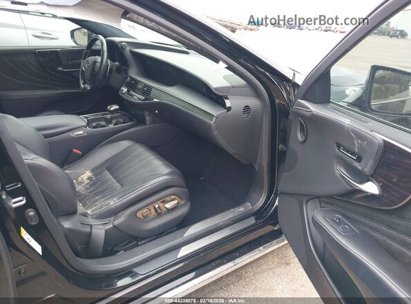 JTHB5LFF6J5003592 2018 LEXUS LS 500 Черный Вид салона спереди