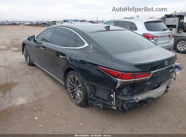 JTHB5LFF6J5003592 2018 LEXUS LS 500 Черный Задняя левая четверть