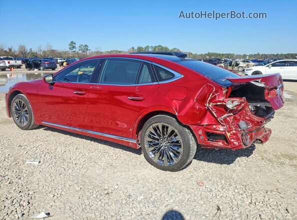 JTHB5LFF9J5004106 2018 LEXUS LS Red Задня ліва чверть