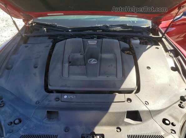 JTHB5LFF9J5004106 2018 LEXUS LS Red Вид задньої частини салону