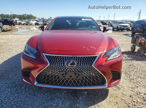 JTHB5LFF9J5004106 2018 LEXUS LS Red Вид спереду