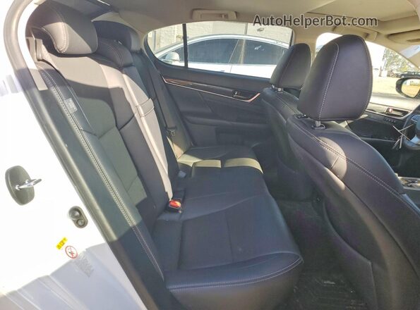 JTHBA1BL7GA001023 2016 LEXUS GS White Rear seats view