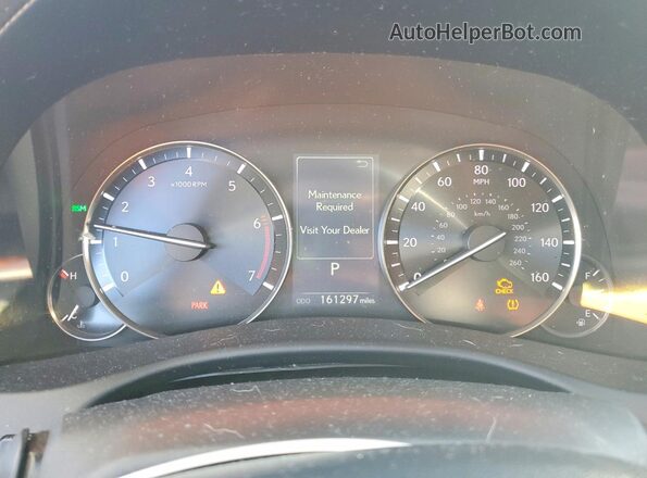 JTHBA1BL7GA001023 2016 LEXUS GS White Instrument cluster view