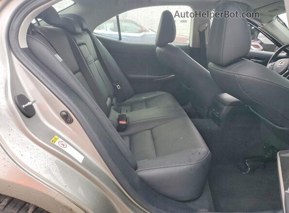 JTHBA1D20G5004259 2016 LEXUS IS Silver Вид задніх сидінь