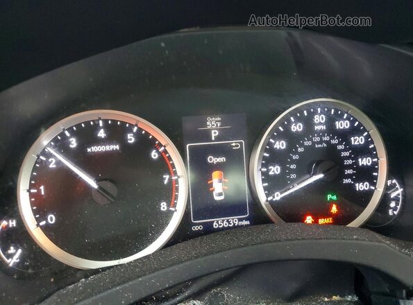 JTHBA1D20G5004259 2016 LEXUS IS Silver Вид щитка приладів