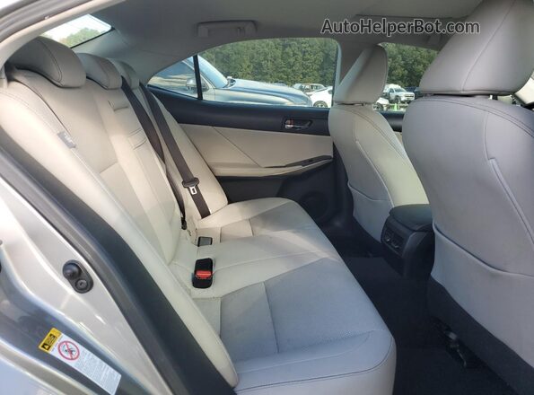 JTHBA1D20G5006206 2016 LEXUS IS Серебряный Вид задних сидений
